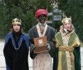 V cíli pochodu v Roztokách čekali na účastníky tři králové.